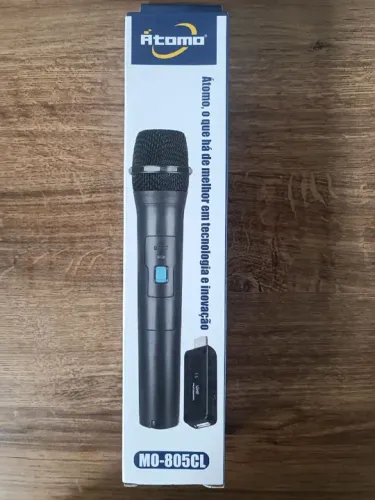 Microfone Sem Fio Átomo MO-805CL