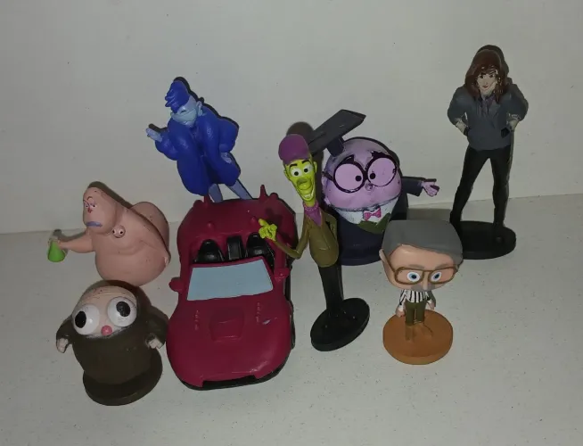 LOTE 8 MINIATURAS DISNEY WIFI DETONA RALPH J SPAMLEY GORD DOUBLE DAN ED KNOWSMORE