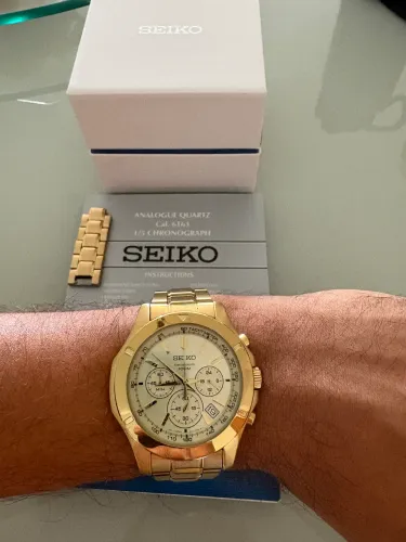 Relógio Seiko Chronograph Mecaquartz
