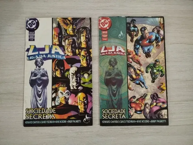 HQ Quadrinhos Liga da Justiça - Sociedade Secreta (completo em 2 edições)