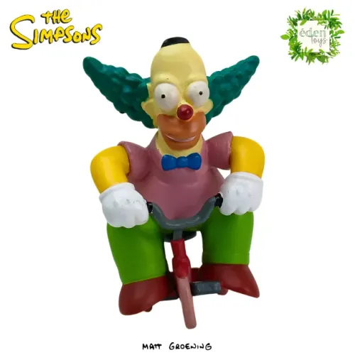 Boneco Homer Krusty bicicleta Simpsons (cód 822)
