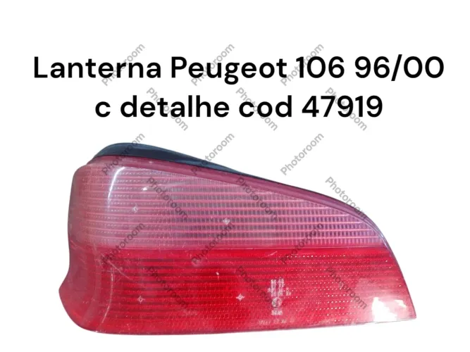 Lanterna Lado Esquerdo Peugeot 106 96/00 C Detalhe Cod 47919