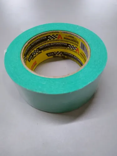 Fita crepe verde para pintura automotiva e residencial