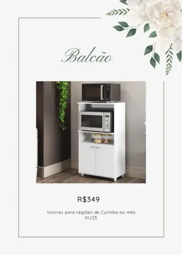 Promoção Balcao para Microondas - 20/01/25