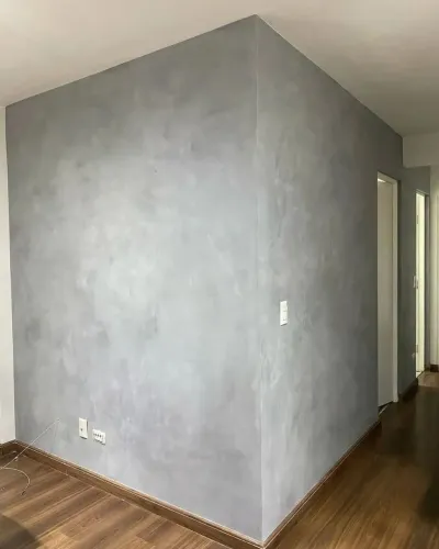 Pintor efeito cimento queimado