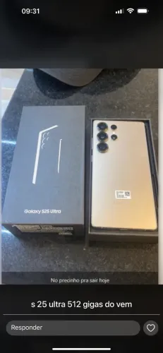 Celular s25 ultra 512gb celular está na caixa nunca usado