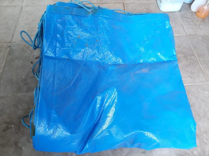 Lona azul de polietileno 