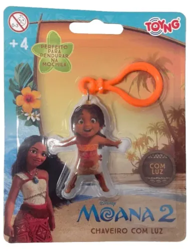 Chaveiro 2D com luz Moana - Moana TOYNG
