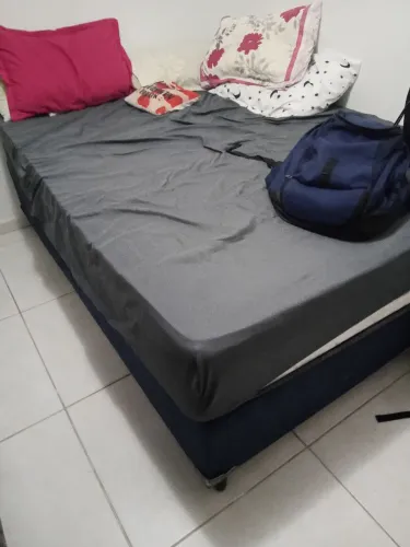 Vendo cama de casal box