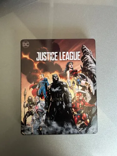 Liga Da Justiça Steelbook Blu Ray