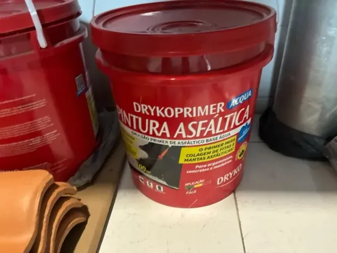 2 baldes Primer Asfáltico para Mantas Base Água Drykoprimer Dryko