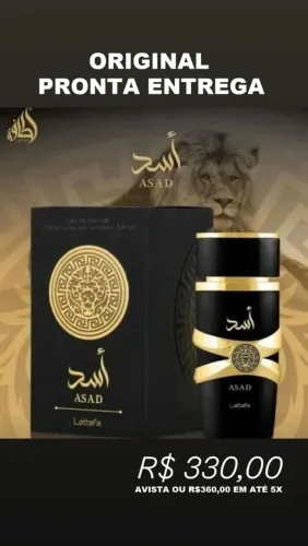 Perfumes árabes Asad originais a pronta entrega! Masc. e fem.