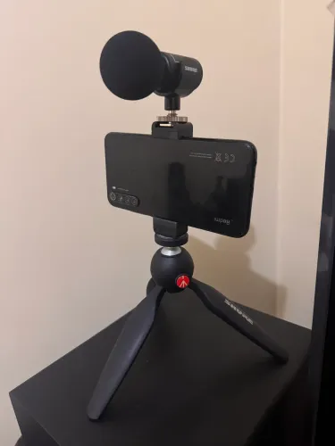 Microfone Shure mv88 + vídeo kit