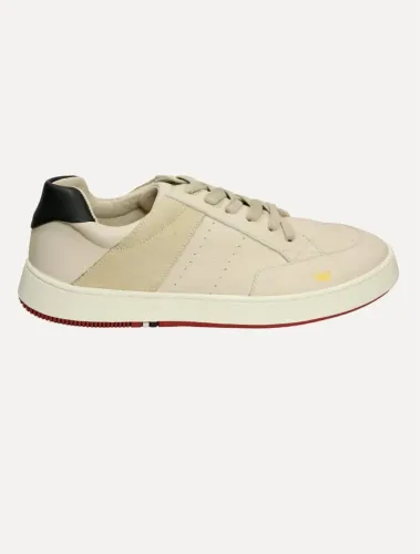 Tênis Osklen Masculino Couro Soho Cap Carmim Areia