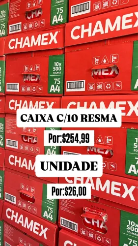 Papel A4 Chamex Resma c/500 folhas