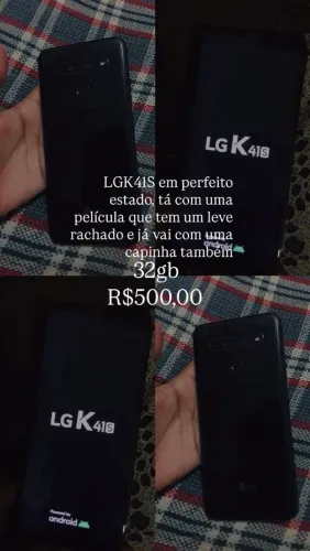 Vendo celular LGK410