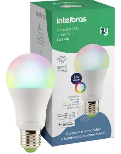 Lâmpada Smart Inteligente intelbras