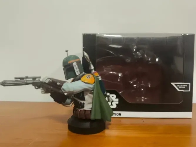 Star Wars Busto de Coleção De Agostini - BOBA FETT (acompanha caixa e revista)