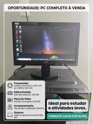 Oportunidade: PC COMPLETO À VENDA