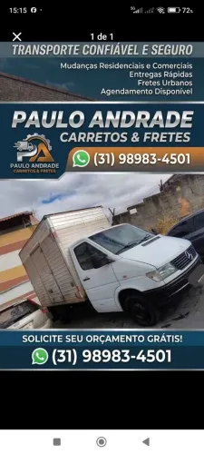 Fretes carretos e mudanças