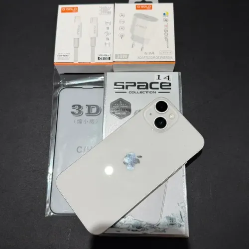 iPhone 14 128GB Branco! 90% SAÚDE! Nunca mexido! Acc cartão + BRINDES! Oportunidade!