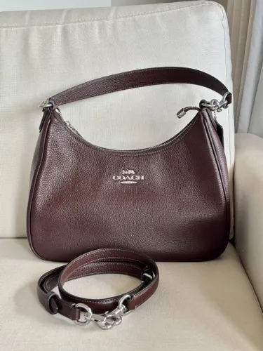 Bolsa Coach Teri Hobo - cor Maple super estilosa- novíssimo