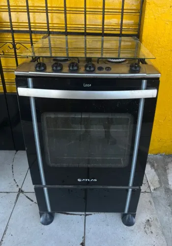 Fogão 4 bocas funcionando