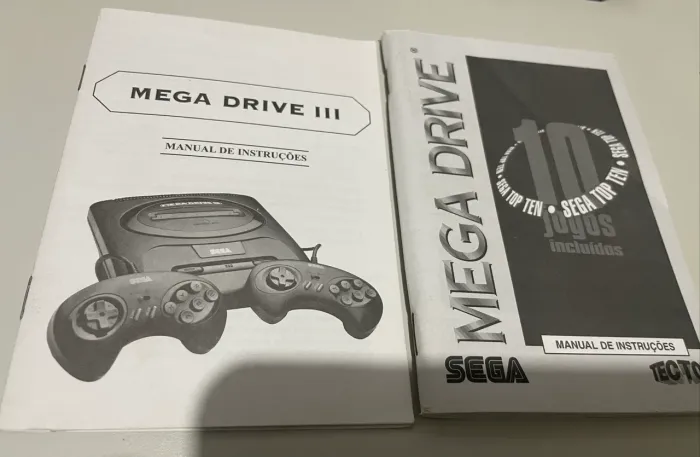 Manual De Instruções Original Mega Drive 3 Tec Toy