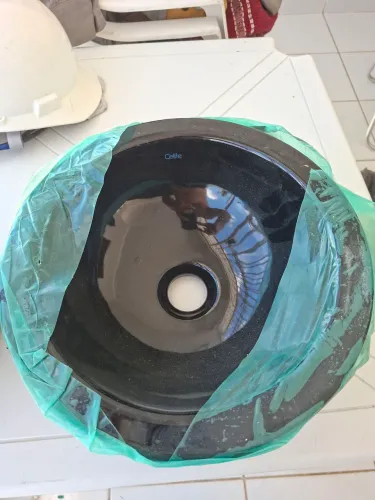 Cuba sobrepor para banheiro 32cm