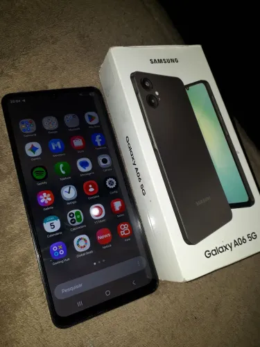 Celular A06 5g novo com nota sem nenhum detalhe ou avarias