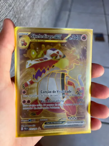 Cartas Pokémon douradas Ex