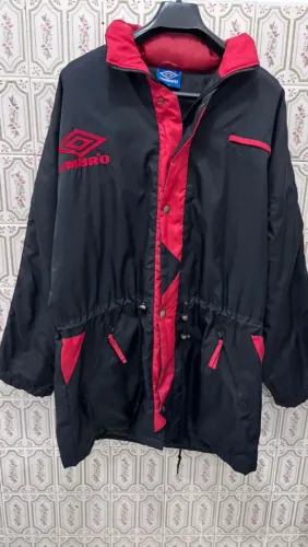 jaqueta umbro parka preta xl antiga vintage 