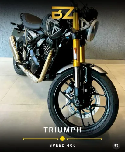 TRIUMPH SPEED 400 - Baixo Km - Impecável 