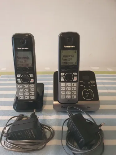 Telefone sem fio com ramal e secretária eletrônica