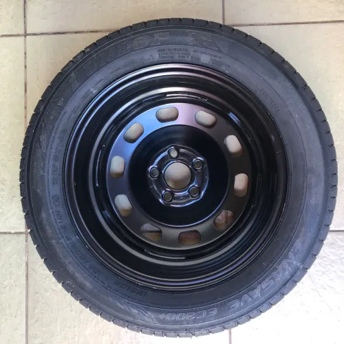 1 Pneu com Roda Original VW Estepe Stepe Carro Volkswagen Virtus Nivus Tcross Polo Tracker
