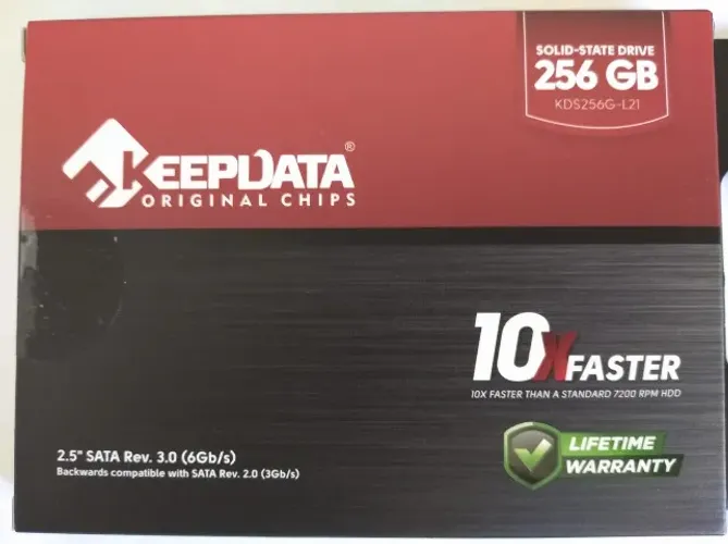 HD ssd Keepdata 256gb Sata 3 KDS256G-L21 550mb/s - novo