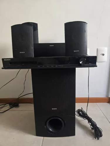 Hom?e Theater Sony DAV-DZ340K / 5 caixas + subwoofer Novíssimo