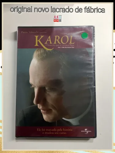 DVD Karol o homem que se tornou Papa original lacrado