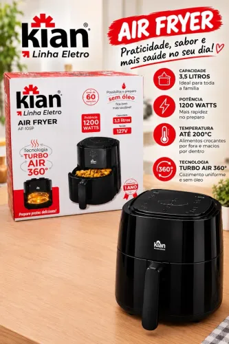 AIR FRYER NOVA KIAN LINHA ELETRO 127V