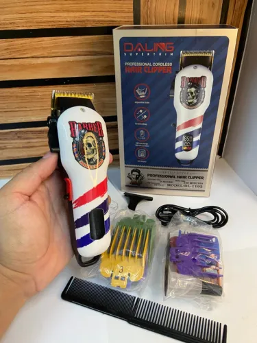 Máquina de Cortar Cabelo Profissional sem Fio Estilo Retrô - LFJ-1192 LEON GTS an4
