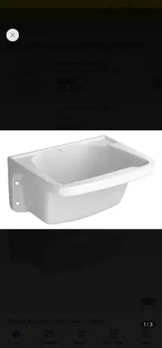 Tanque Médio Deca 30L de Aparafusar Mod Tq.02.17 (S/ Uso e S/ Coluna)