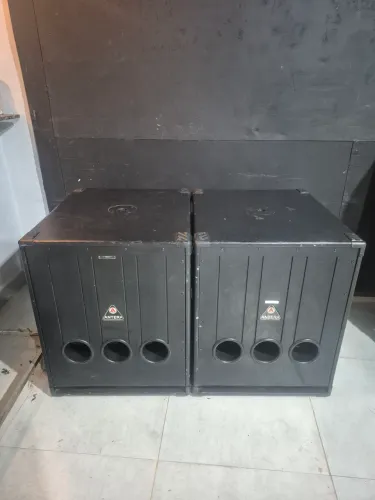 Par de Sub grave 18p Antera ativo e passivo