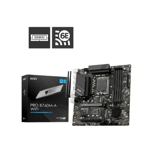 Placa Mãe MSI Pro B760MA WIFI