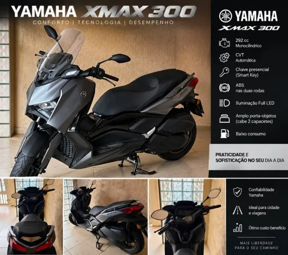 Xmax 300 2027 apenas 400km