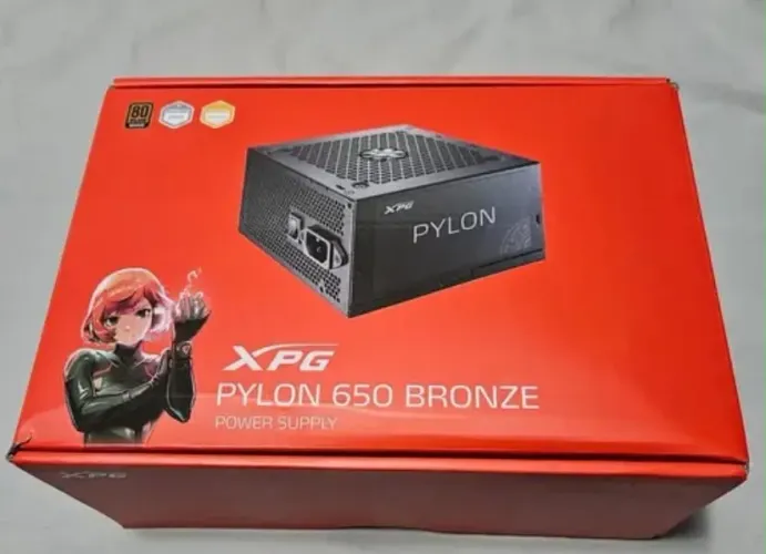 Fonte XPG pylon 650w plus bronze