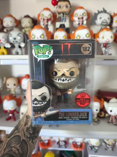 Funko Pop! The Lumberjack 182 Nft Exclusivo 1800 Peças It: A Coisa - #182