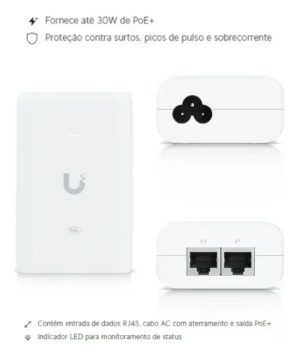 FONTE POE Ubiquit original 48v 0.65a POE-48-30W-G BR - Novo e com garantia - Nexo Store