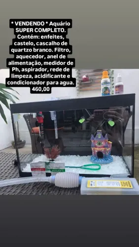 Aquário 28 litros 