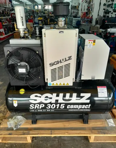 Compressor Parafuso SRP 3015 SCHULZ Motor 15 HP 200 Lt