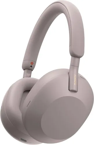 Fone de ouvido Sony Bluetooth Wh-1000xm5 Rosa (Novo e caixa lacrada)